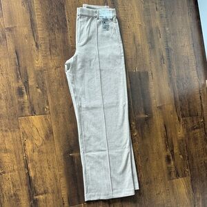 NWT Uniqlo Women's Cream Wide Leg Pants